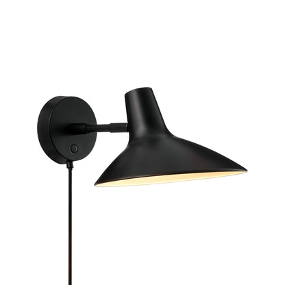 Nordlux Darci Short Wall Light Black