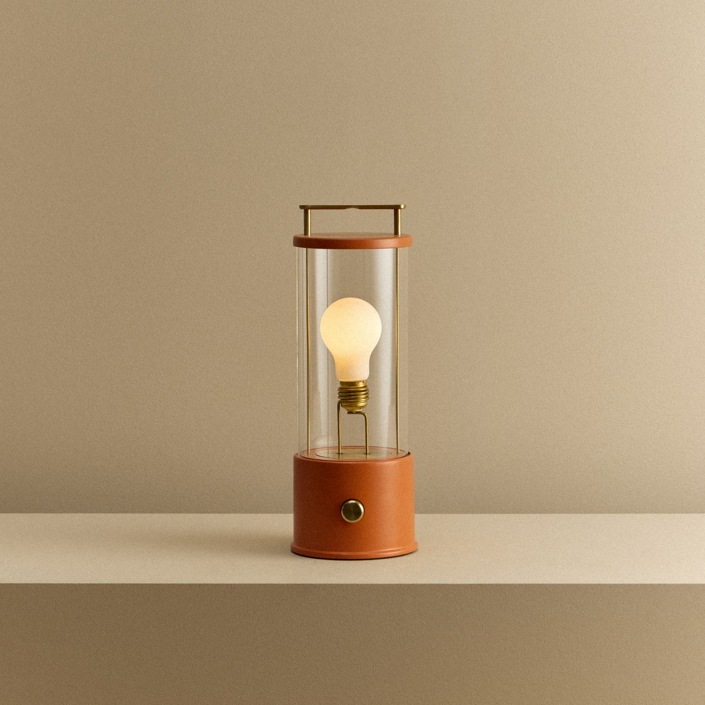 The Muse 2.0 Portable Lamp in Claycourt Orange