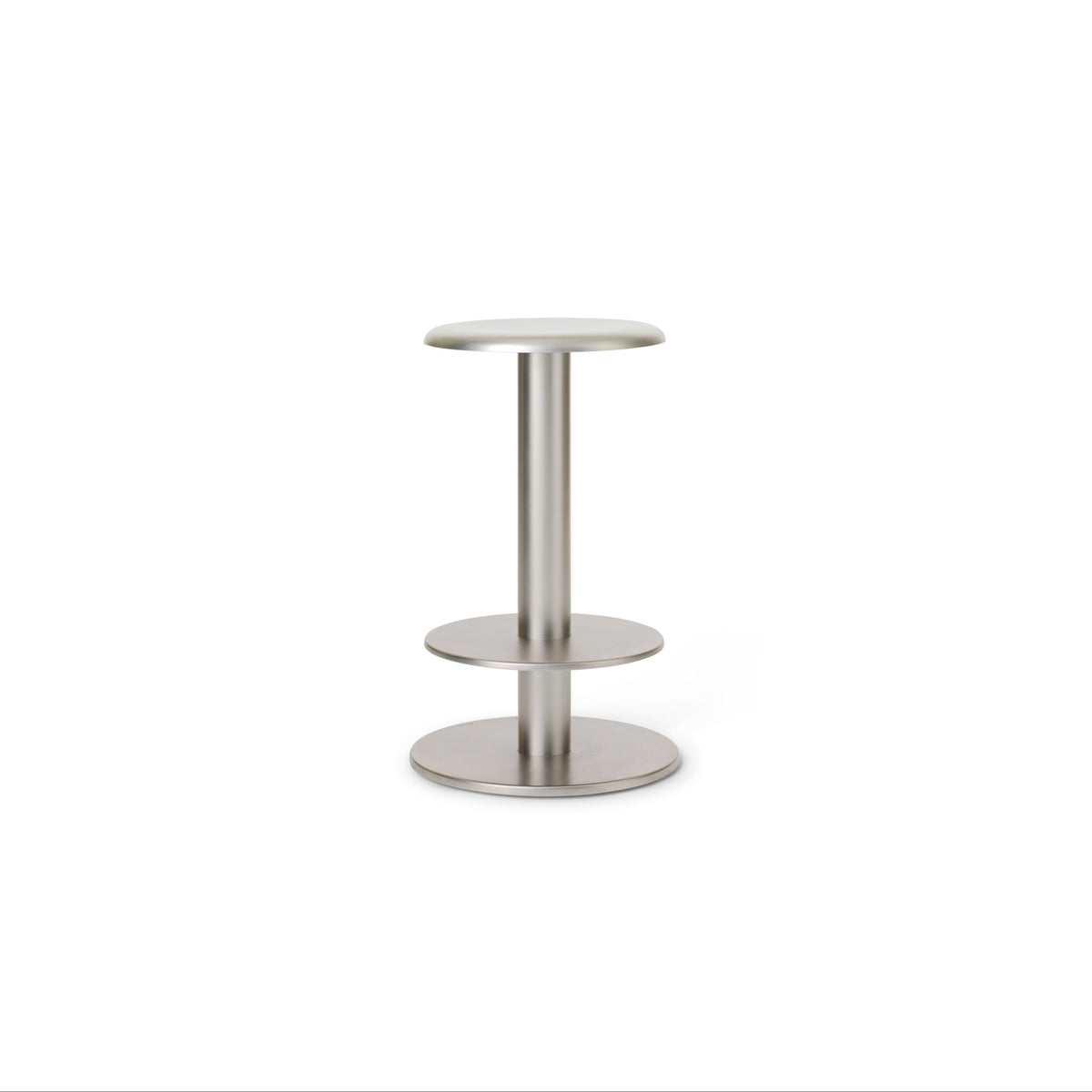 Coupe Kollur - Stainless Steel - Barstóll 65 cm