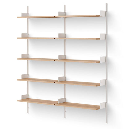 New Works Library Shelf 1900 - Oak / White