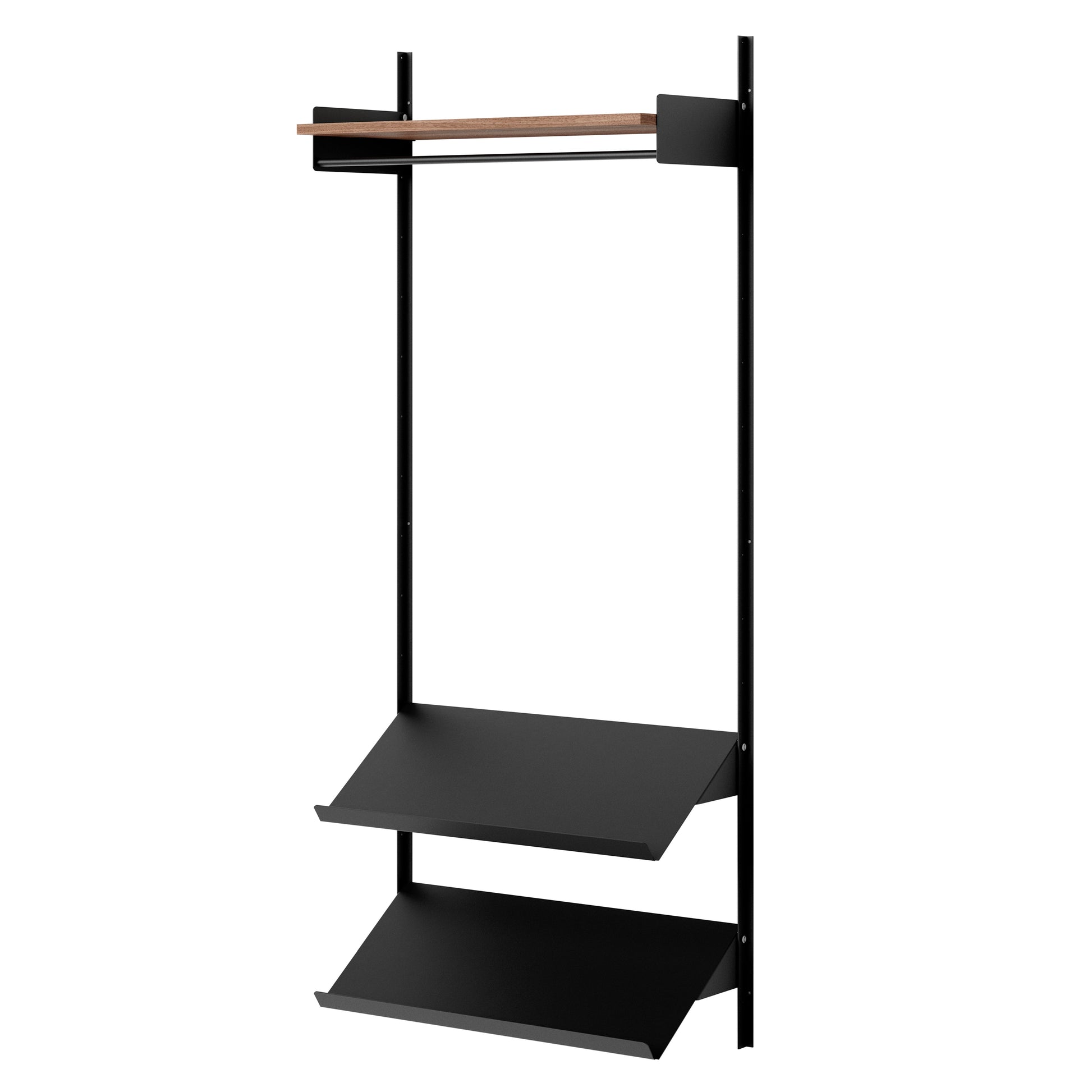 New Works Wardrobe Shelf 1 - Walnut / Black