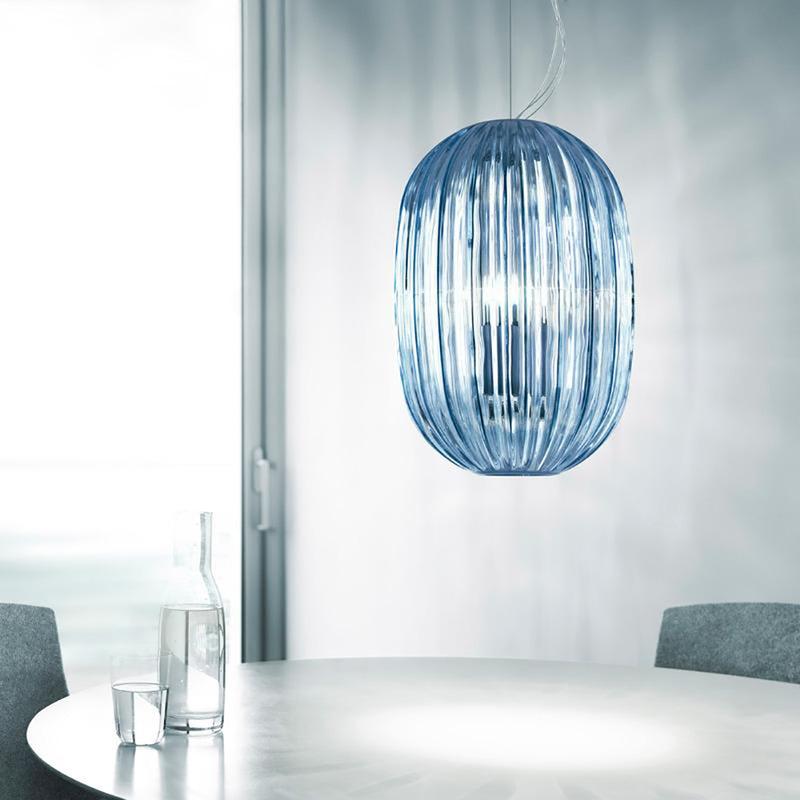 PLASS M – Light Blue Hangandi Ljós frá Foscarini