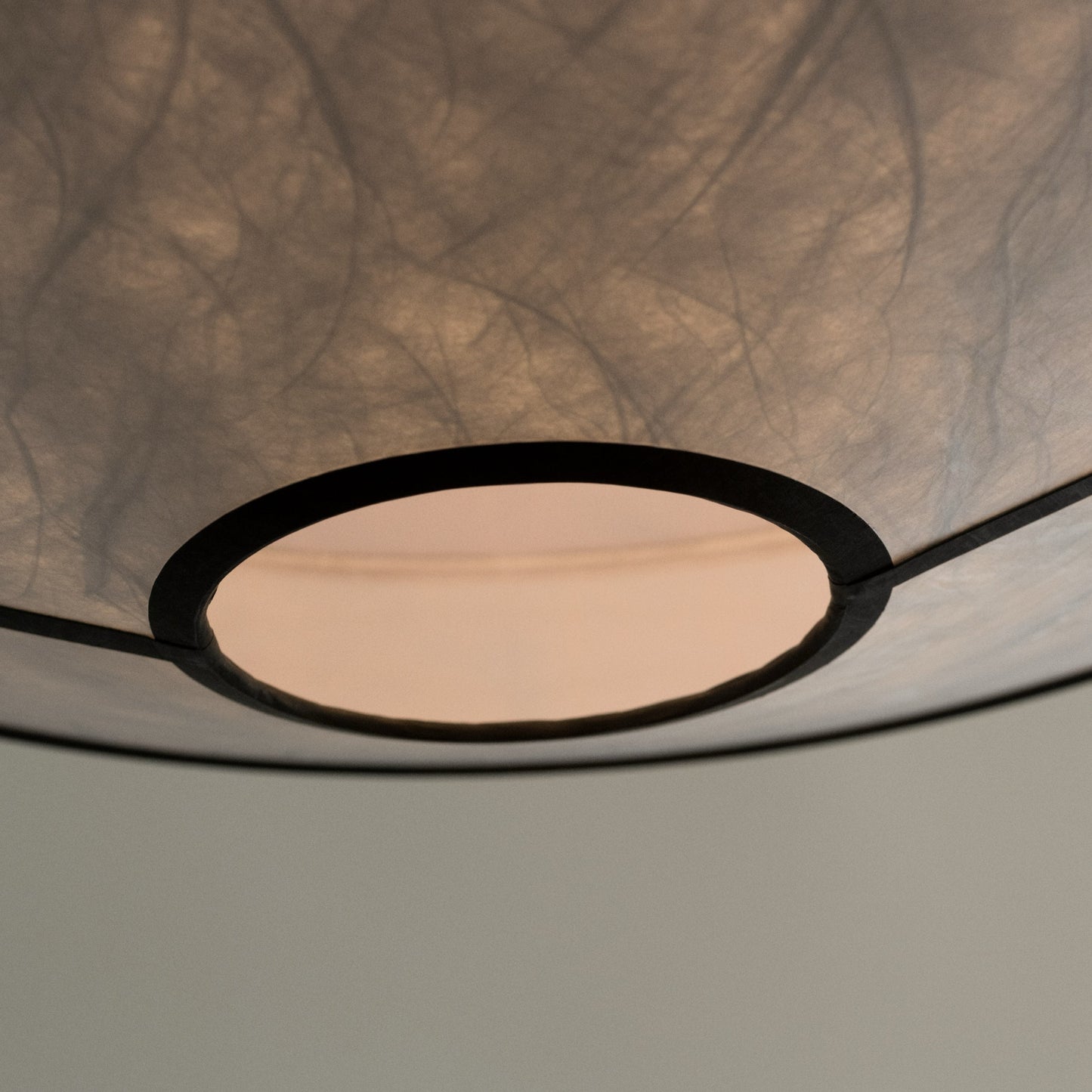 New Works Kite Pendant Lamp White and Black Tyvek Ø55