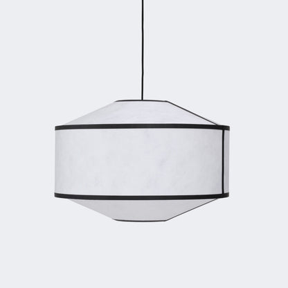 New Works Kite Pendant Lamp White and Black Tyvek Ø65