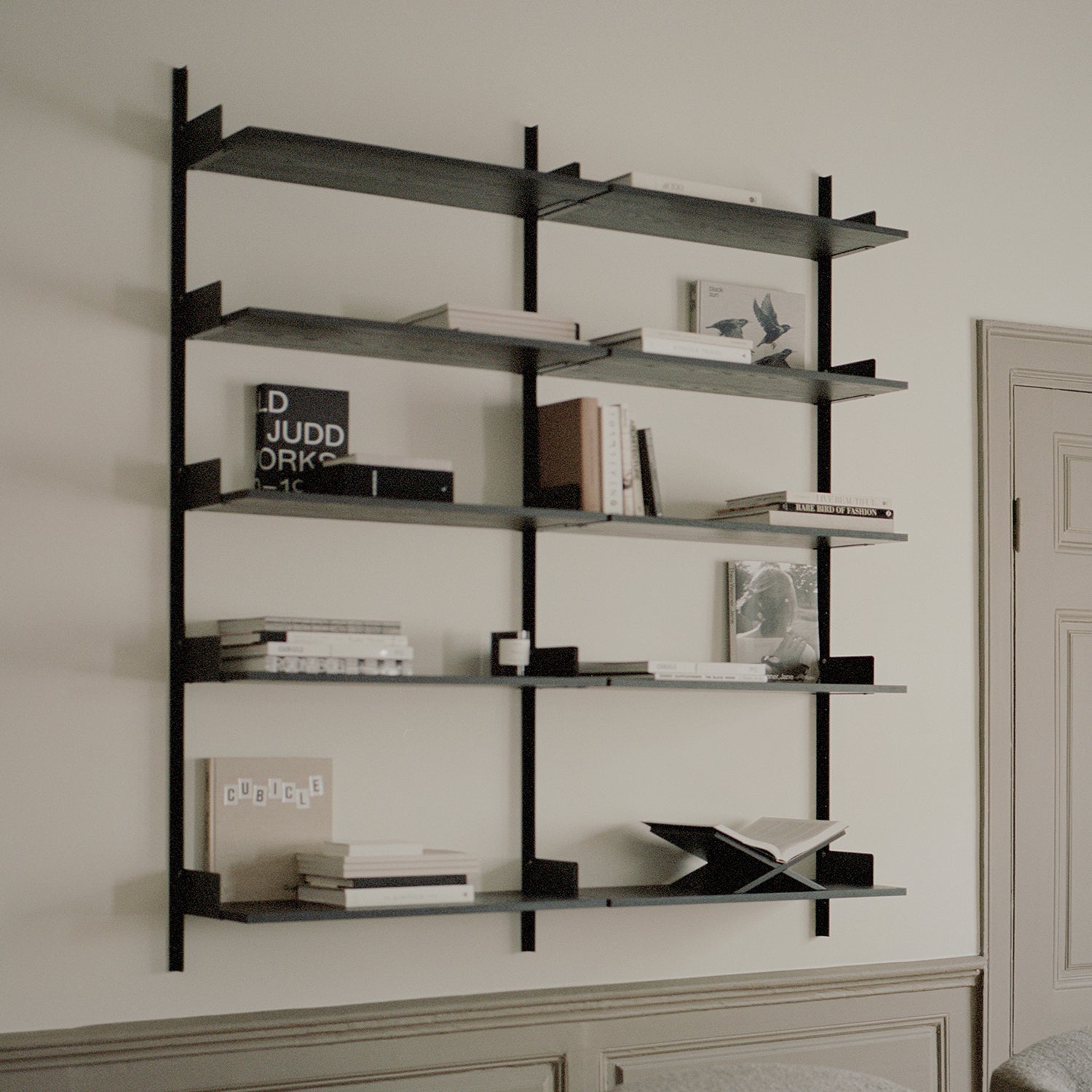 New Works Library Shelf 1900 lifestyle black